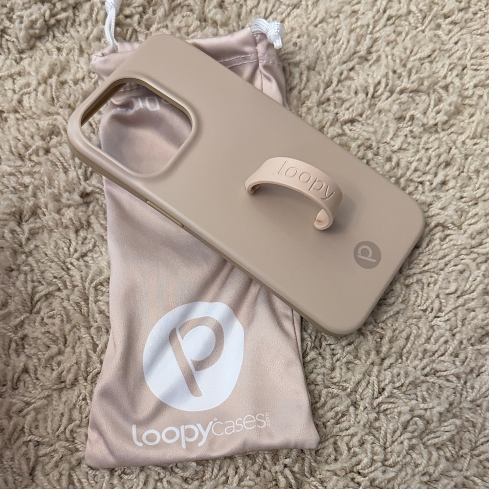 Loopy Case Beige Phone Cover - brand new